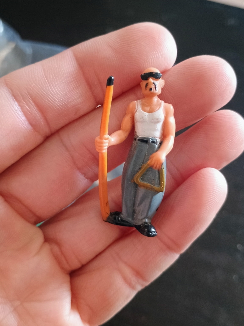 Vintage Homies Mini Pool Player Figure